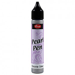 Viva Decor Pearl Pen Silver Chrome 25ml